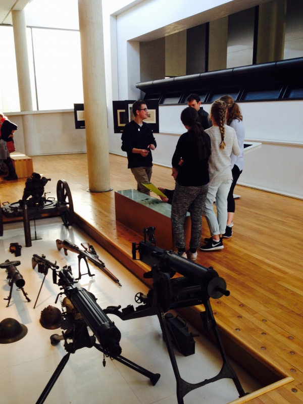 A joint workshop at the Museum of the Great War in Peronne