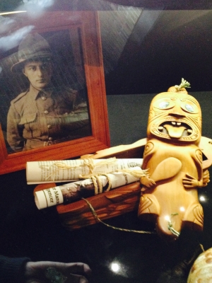 Ypres Museum - Display concerning Victor Spencer