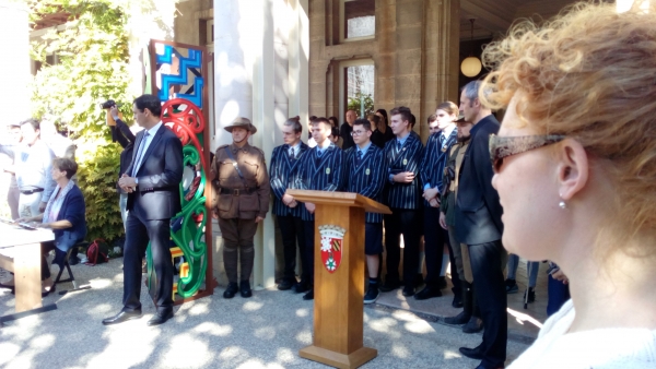 Discours d&#039;acceuil pour nos visiteurs le 5 octobre 2017