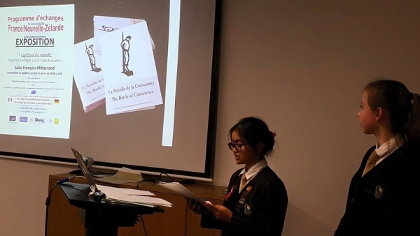 Baradene Students at the National Library in Wellington