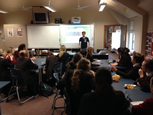 Visit from Josh Hansen - Young Ambassador for Shared Histories