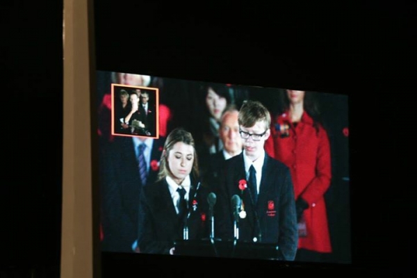 Rangitoto College at Auckland War Memorial Dawn Service - ANZAC Day 2015