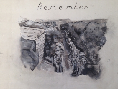 Battle of the Somme life loss prompts young artist